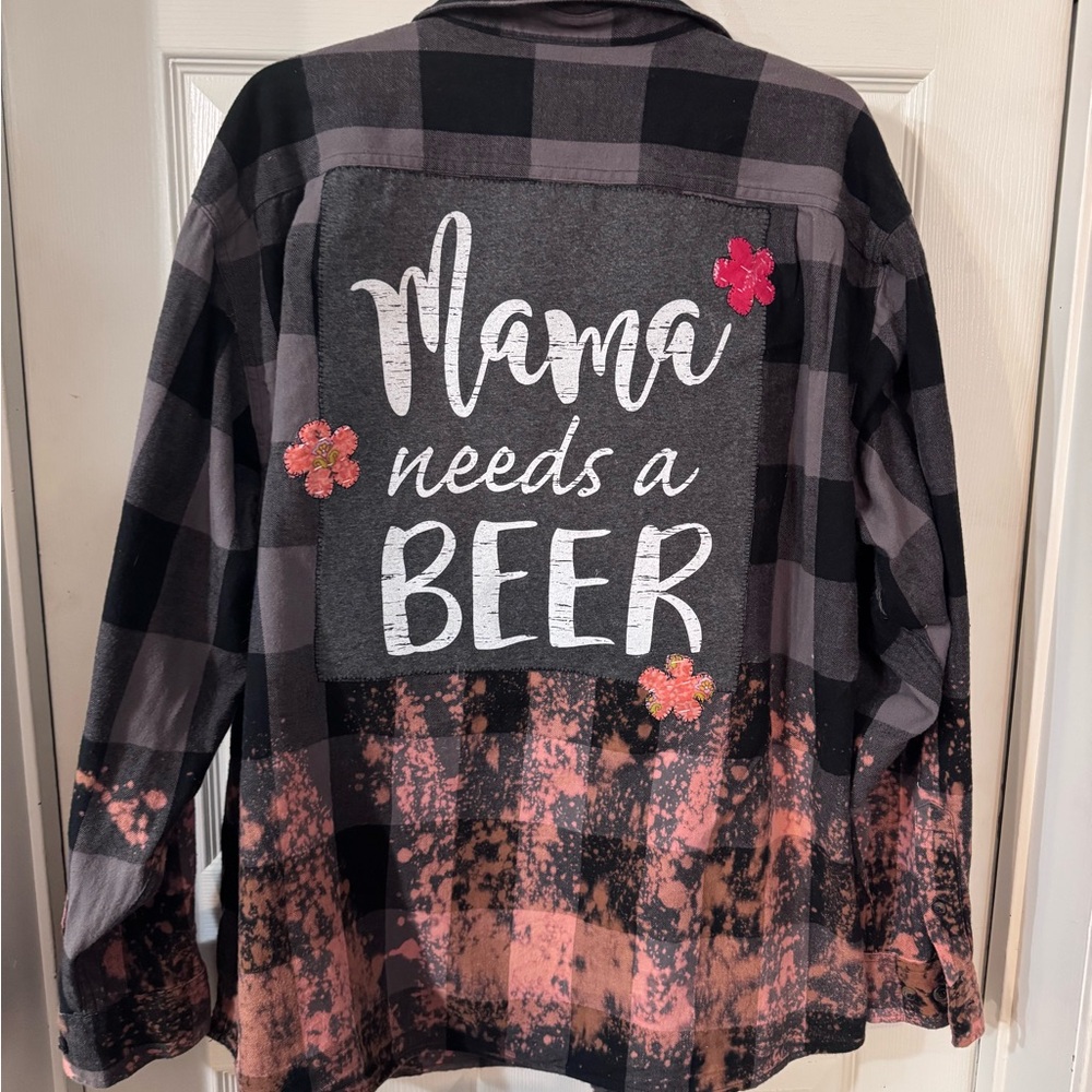 Upcycled Flannel 2XL